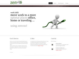 Printscreen du site web https://www.zenvoo.ch