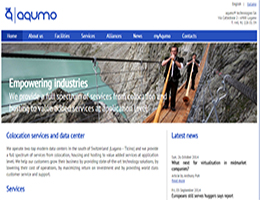 Printscreen du site web https://www.aqumo.net/