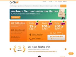 Printscreen du site web https://order.cyon.ch/affiliate/cyon_webhosting_664e016e-cec5-4769-b8de-878aa2e9bcdd