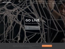 Printscreen du site web https://www.hoststar.ch/fr