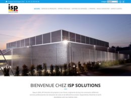 Printscreen du site web https://www.isp-solutions.net/web/index.php