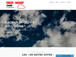 Printscreen du site web http://www.swiss-backup.cloud/